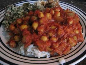 Spicy Indian Chickpeas