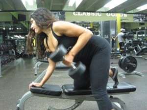 Pregnancy Workout: DB Row