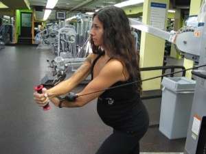 Pregnancy Workout: Cable Chest Fly