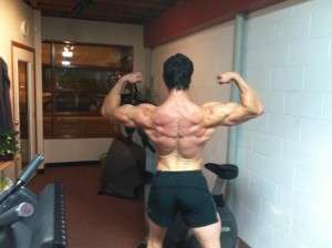 Back shot - 16 weeks out!