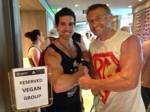 With Robert Cheeke on the Vegn Cruise