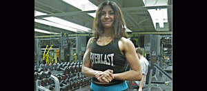 Marcella at the gym